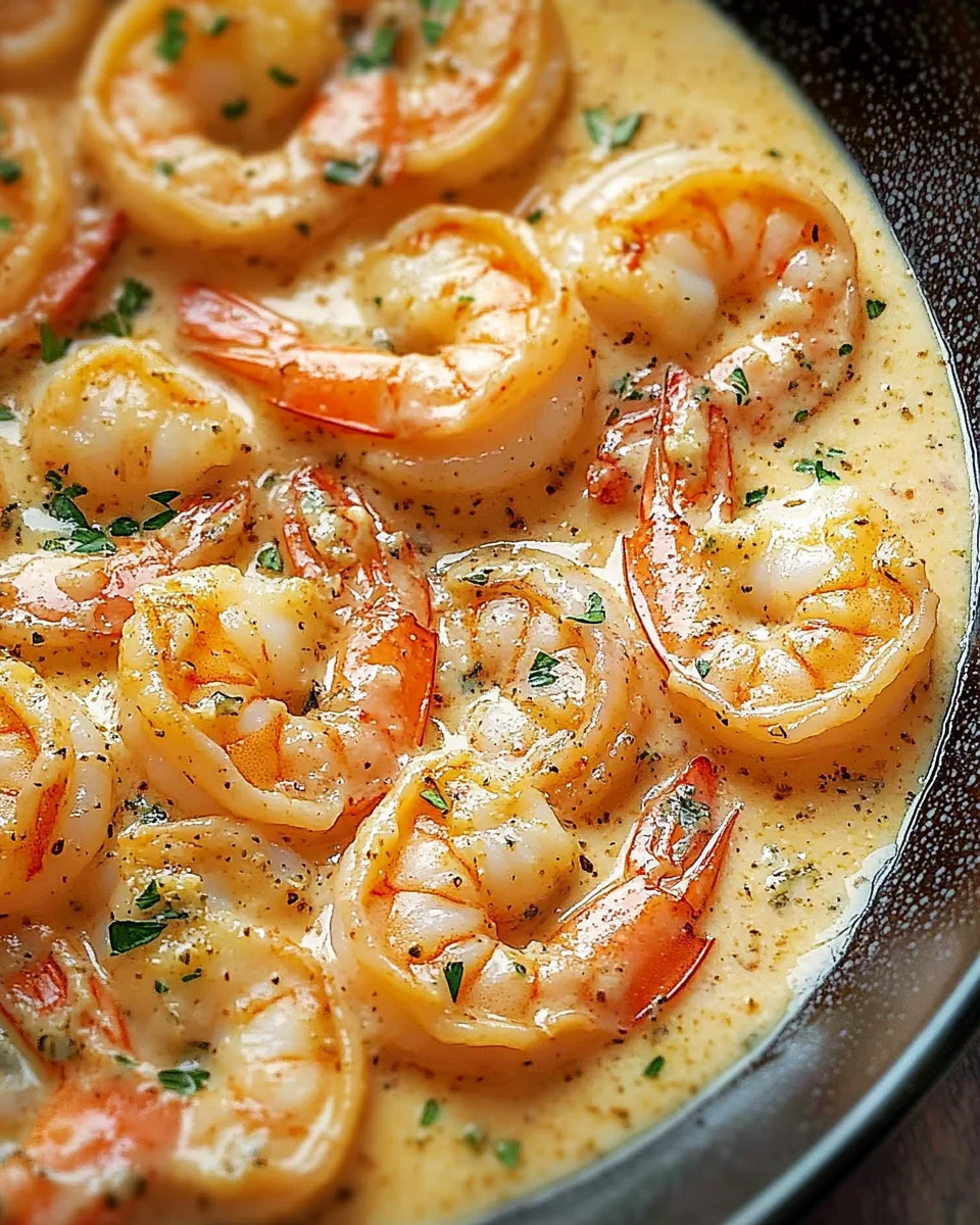 Creamy Garlic Shrimp