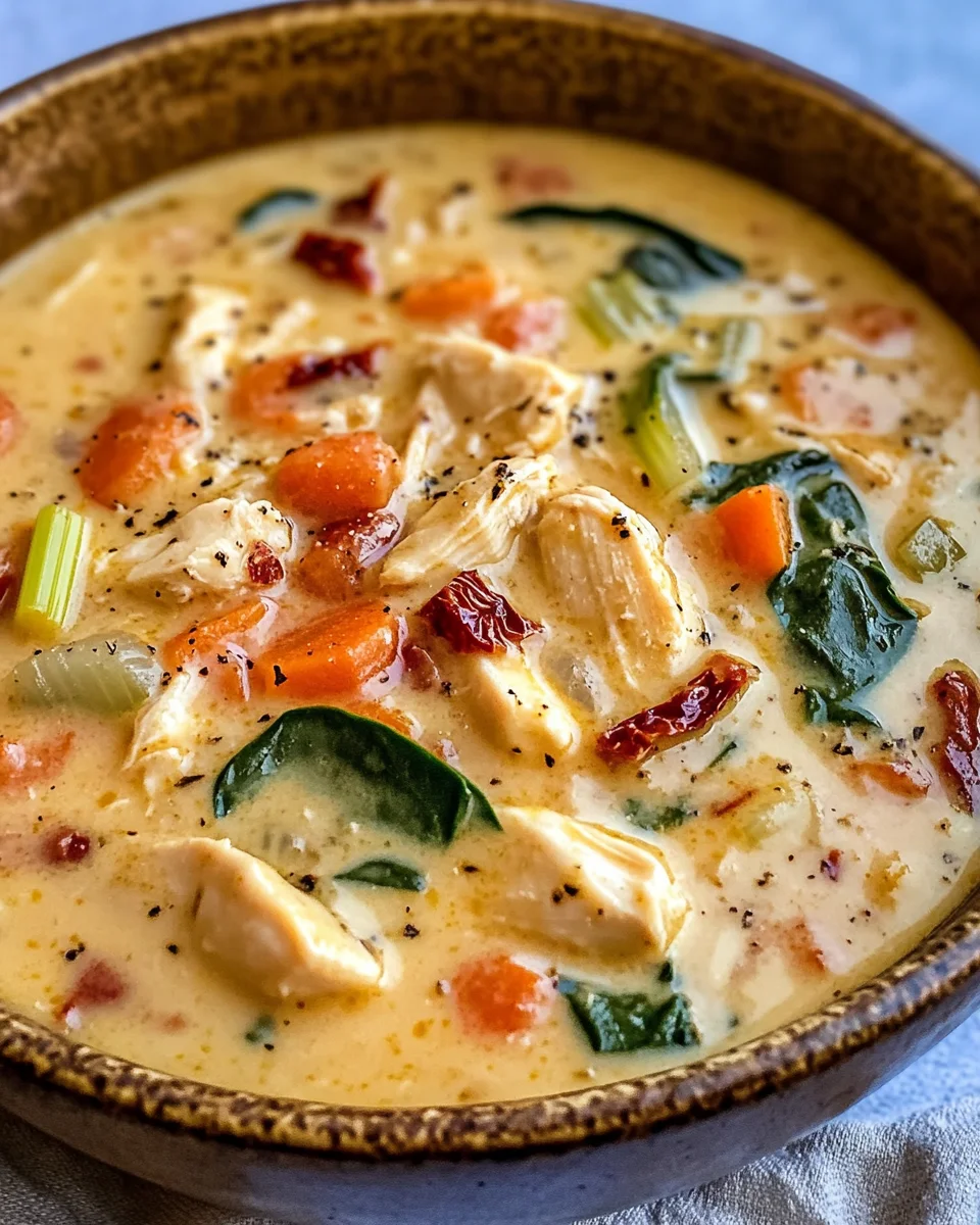 Creamy Marry Me Tuscan Chicken Soup