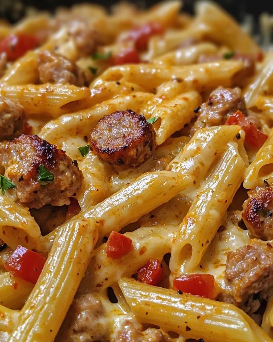 Creamy Pepper Jack Cajun Sausage Pasta 23 Creamy