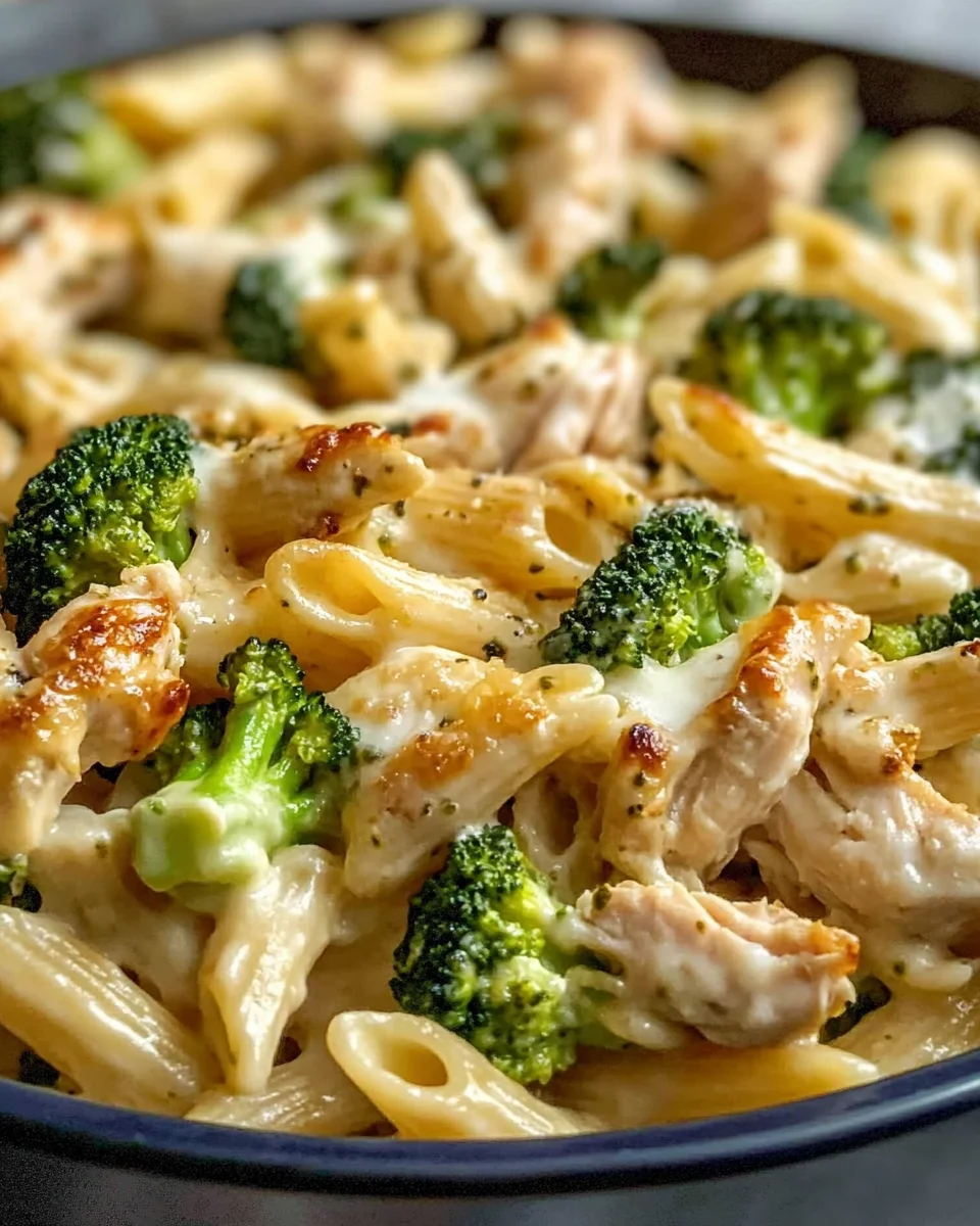 Creamy Rotisserie Chicken Broccoli Pasta
