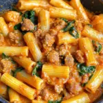 Creamy Sausage Rigatoni (One-Pan, 30-Minute Meal)