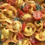 Creamy Tortellini with Tomatoes