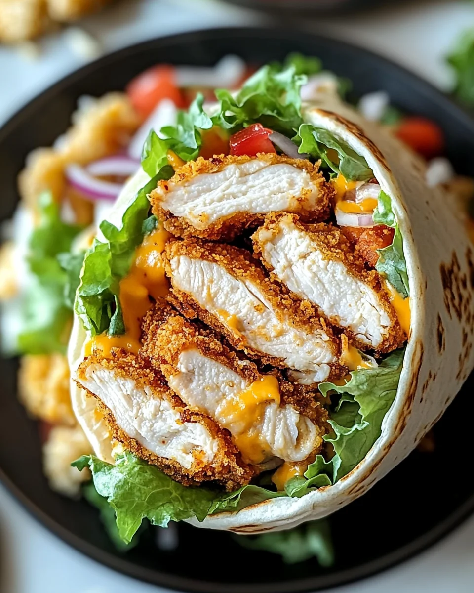 Crispy Chicken Ranch Wrap