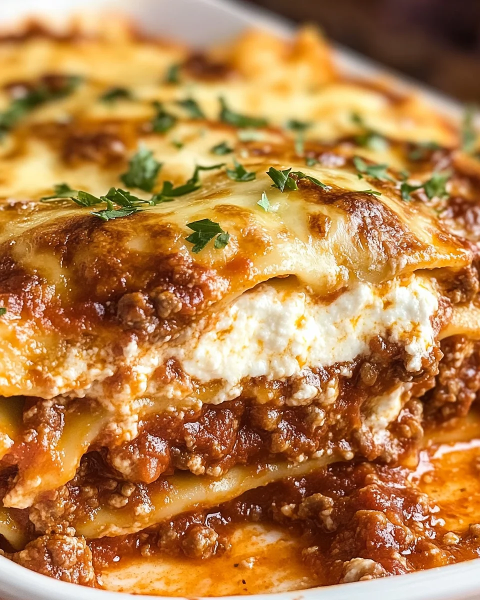 Easy Lasagna Recipe (No Boil Noodles)