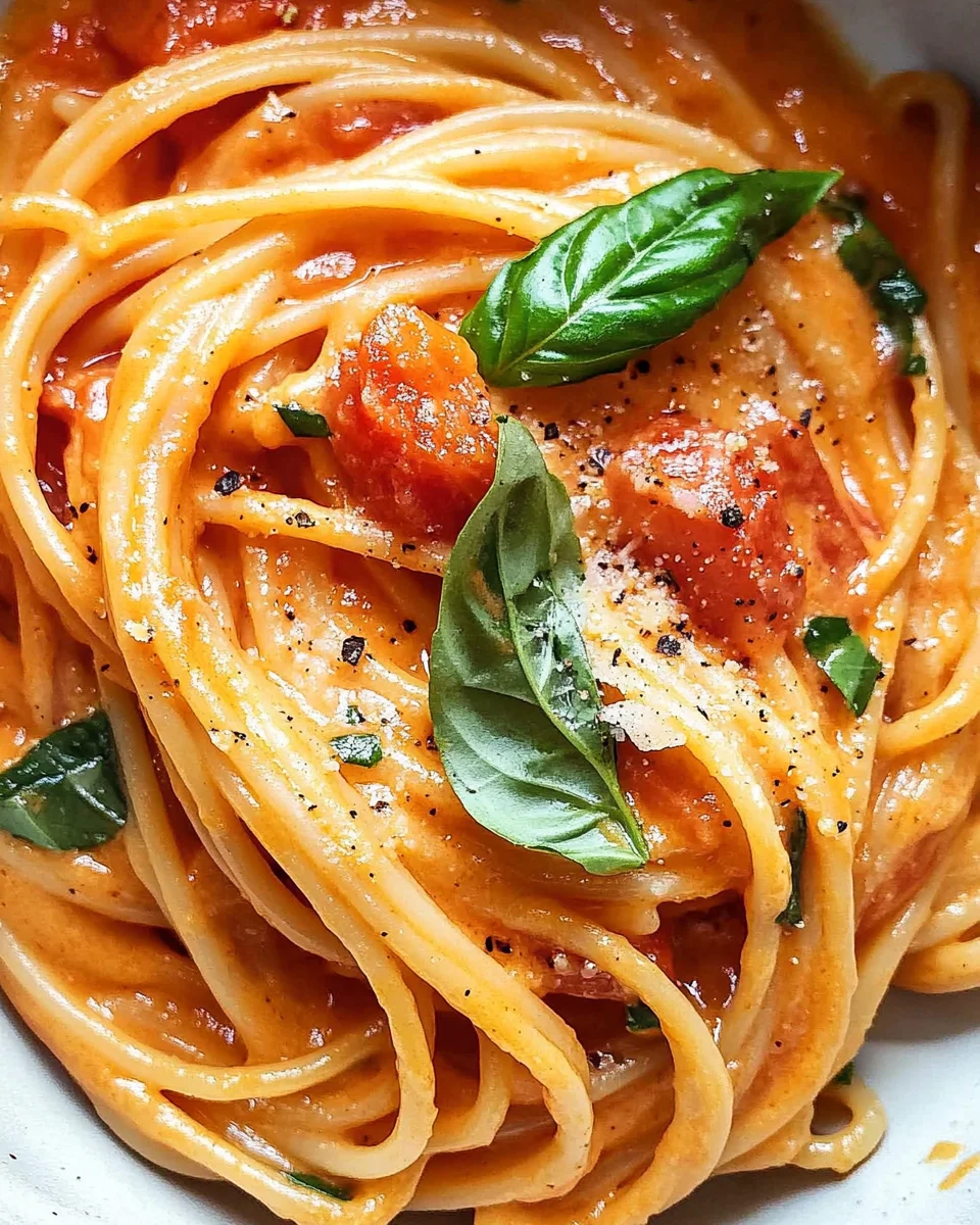 Easy One Pot Creamy Tomato Pasta