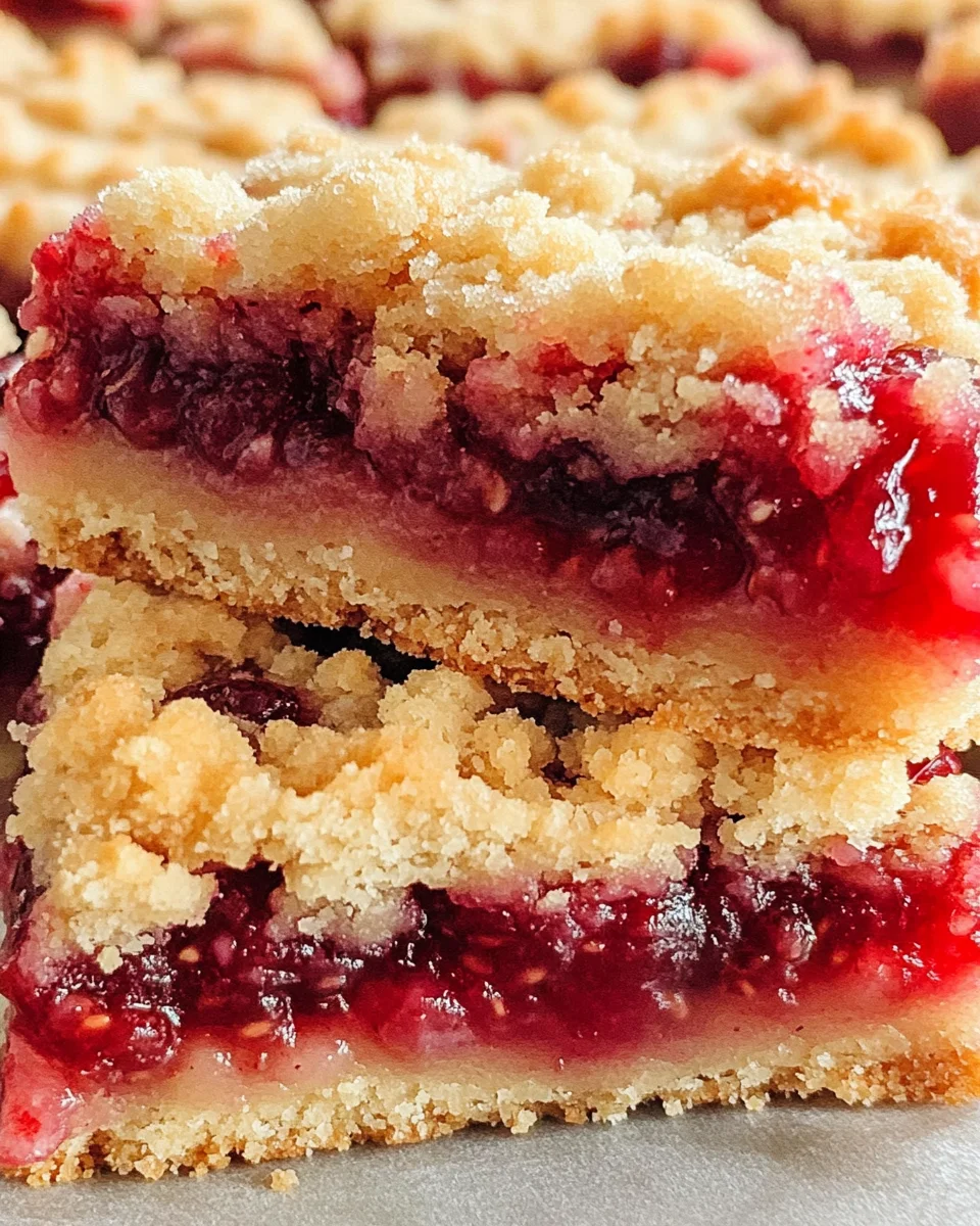 Fabulous Five Ingredient Raspberry Bars