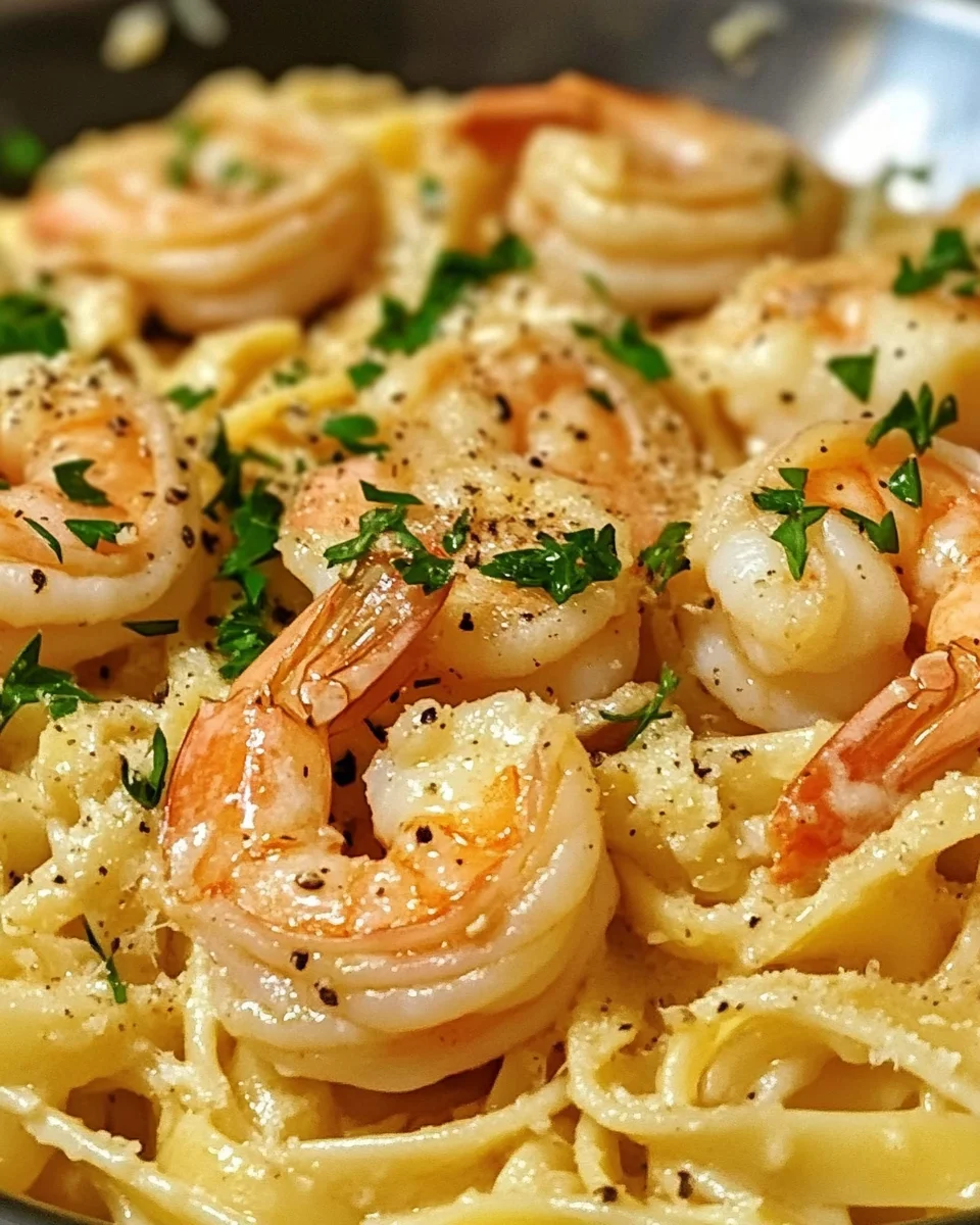 Garlic Butter Shrimp Pasta