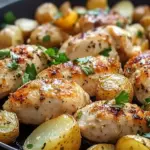 Garlic Parmesan Chicken and Potatoes (One-Pan Dinner)