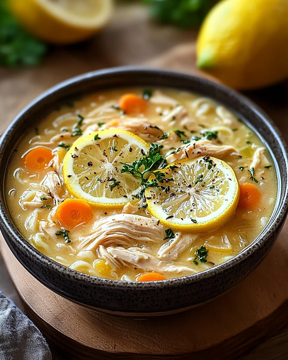 Greek Lemon Chicken Soup