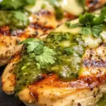 Grilled Salsa Verde Pepper Jack Chicken
