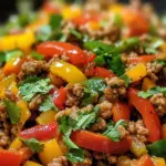 Ground Turkey and Peppers
