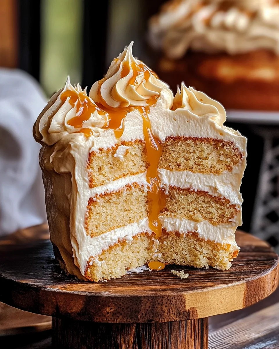 Harry Potter Butterbeer Cake