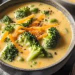 High Protein Broccoli Cheddar Soup