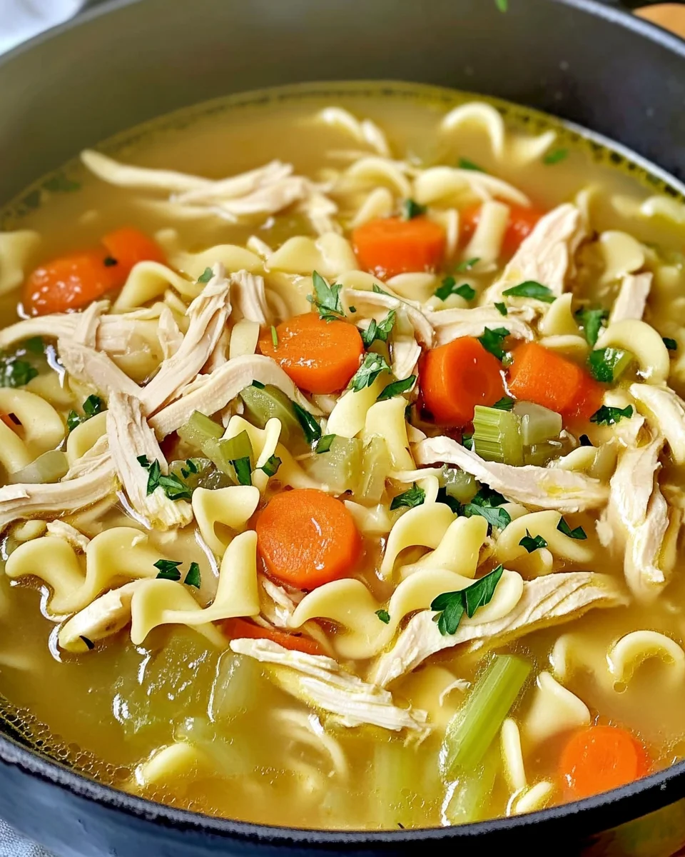 Homemade Chicken Noodle Soup