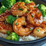 Honey Garlic Shrimp Bowls