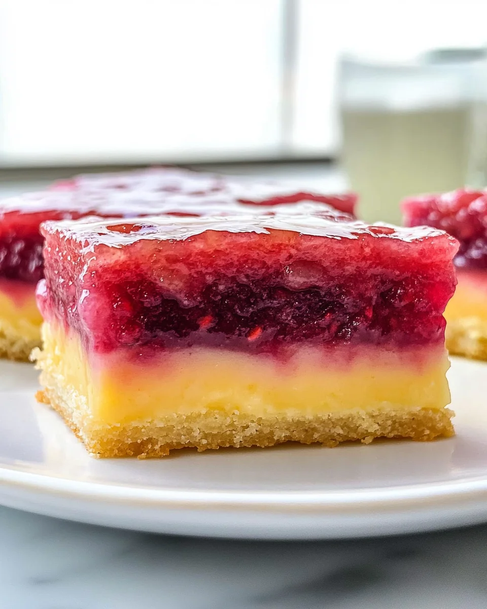 Lemon Raspberry Bars