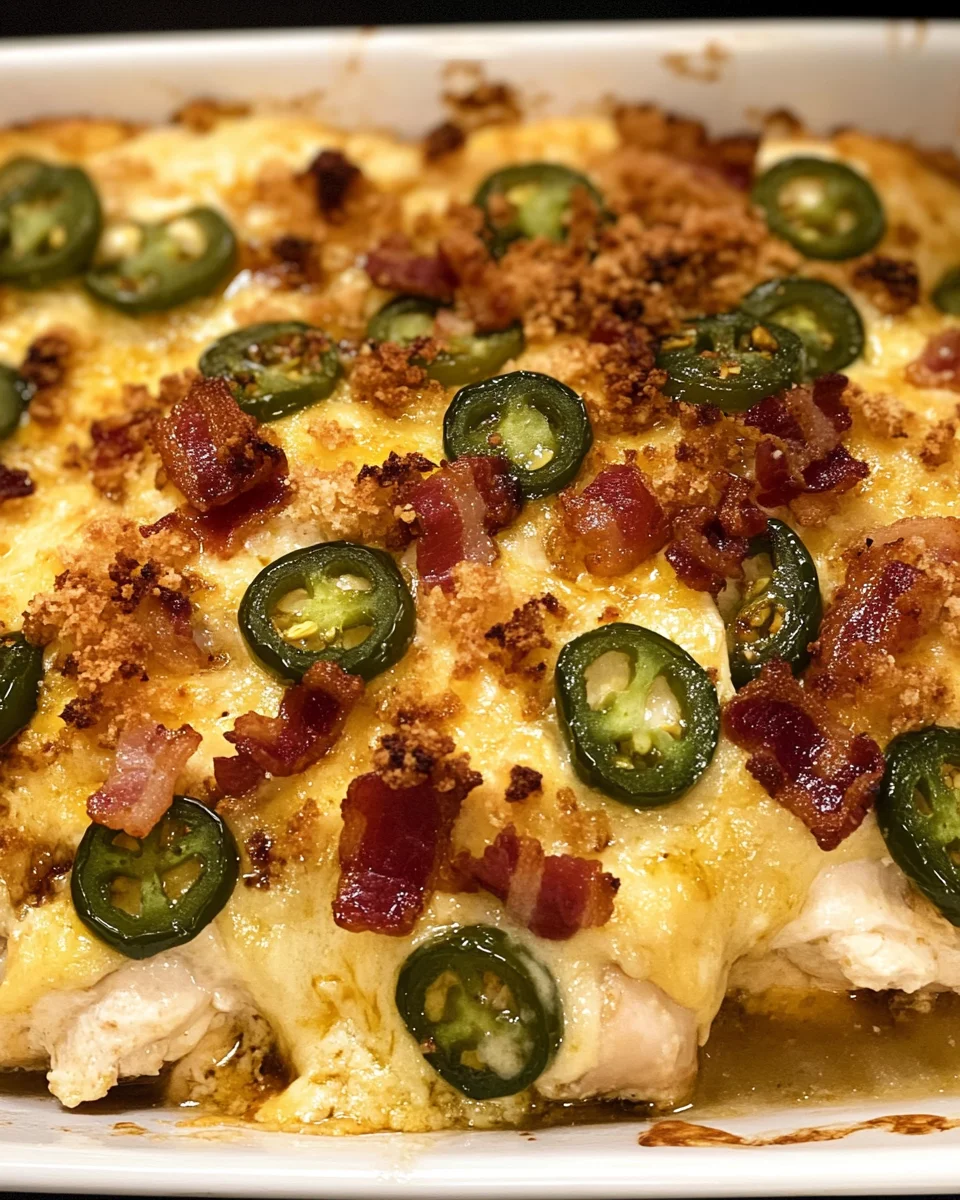 Low Carb Jalapeno Popper Chicken