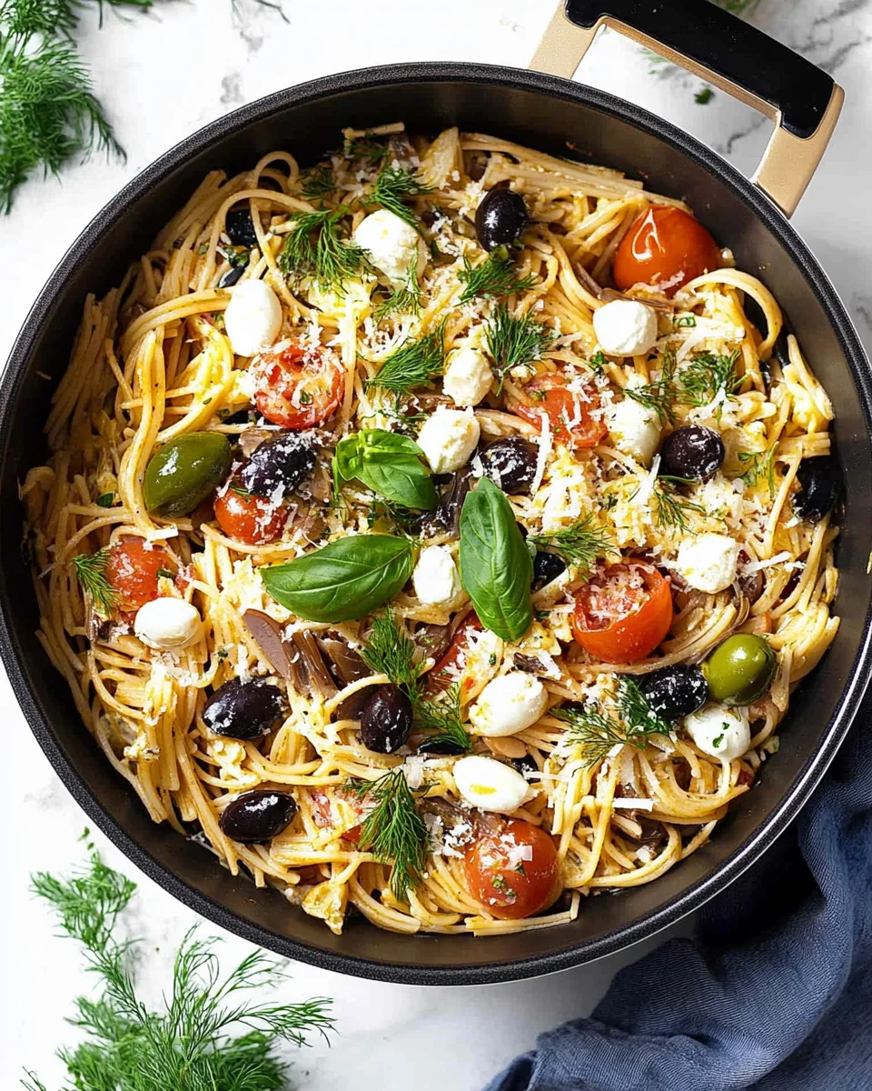 Mediterranean One Pot Pasta