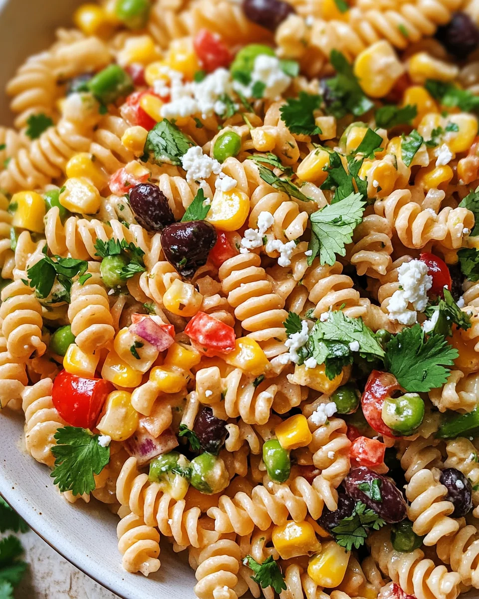 Mexican Street Corn Pasta Salad