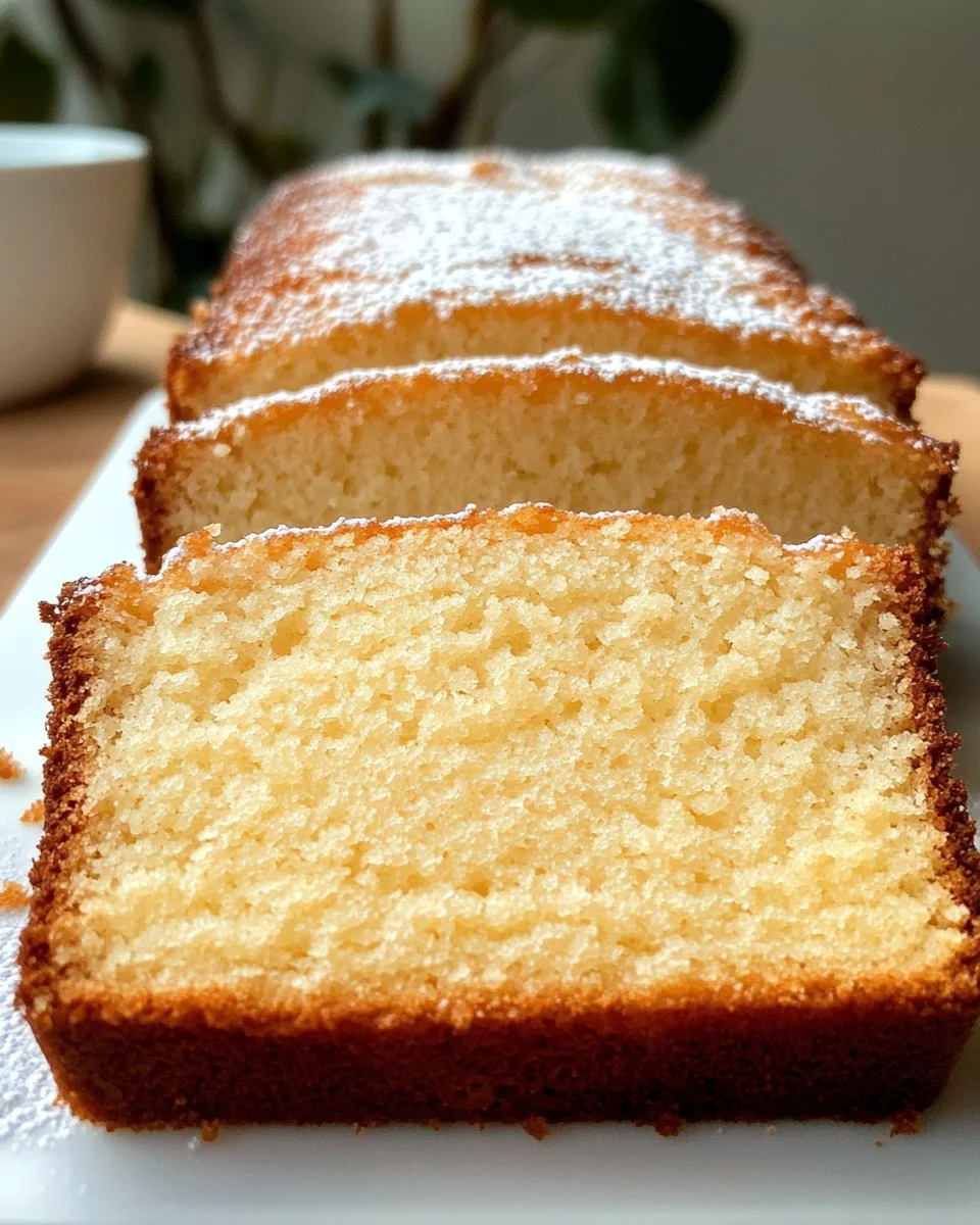 Moist Vanilla Pound