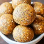 No Bake Healthy Pumpkin Pie Energy Balls