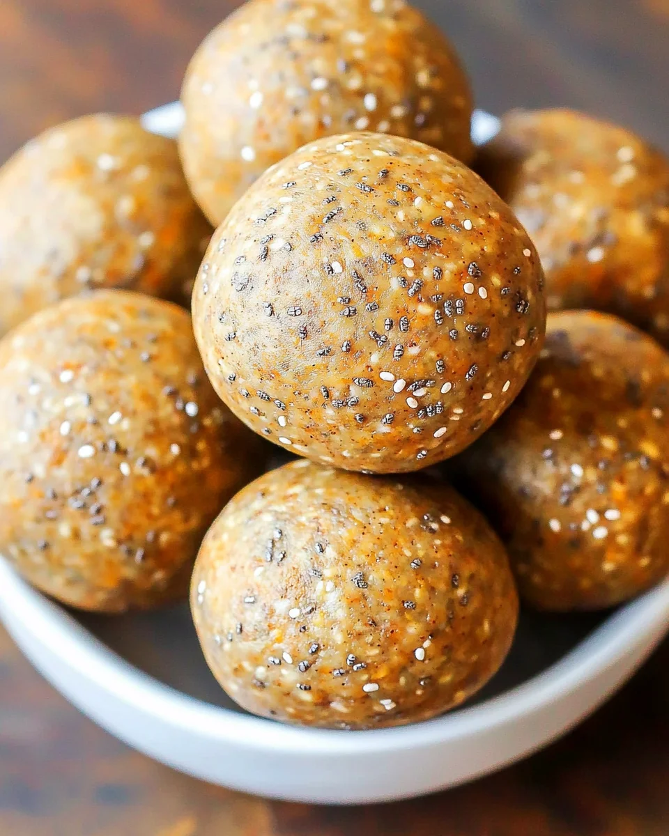No Bake Healthy Pumpkin Pie Energy Balls