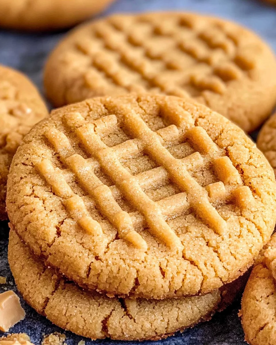 Old-Fashioned Peanut Butter Cookies