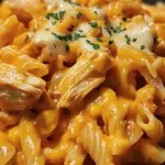 One-Skillet BBQ Chicken & Cheese Pasta