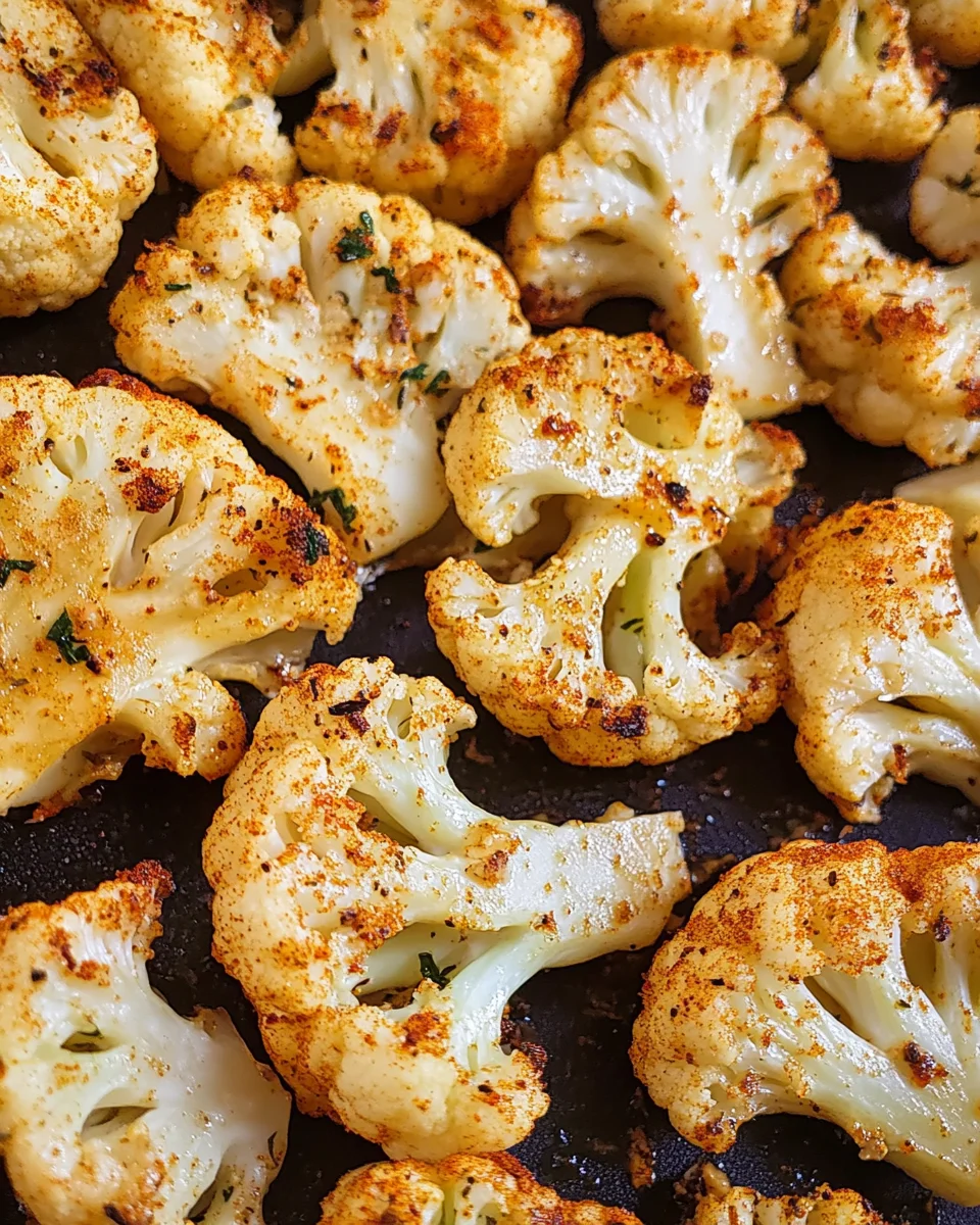 Oven Roasted Cauliflower Recipe