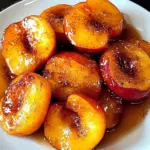 Pan Fried Peaches