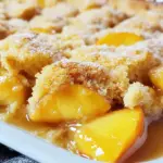 Peach Cobbler with Cake Mix