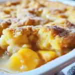 Peach Cobbler with Cake Mix