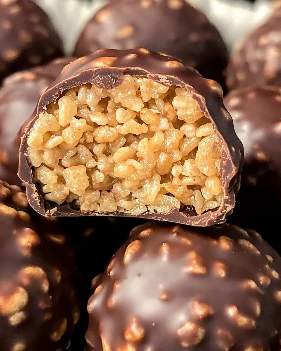 Peanut Butter Balls with Rice Krispies