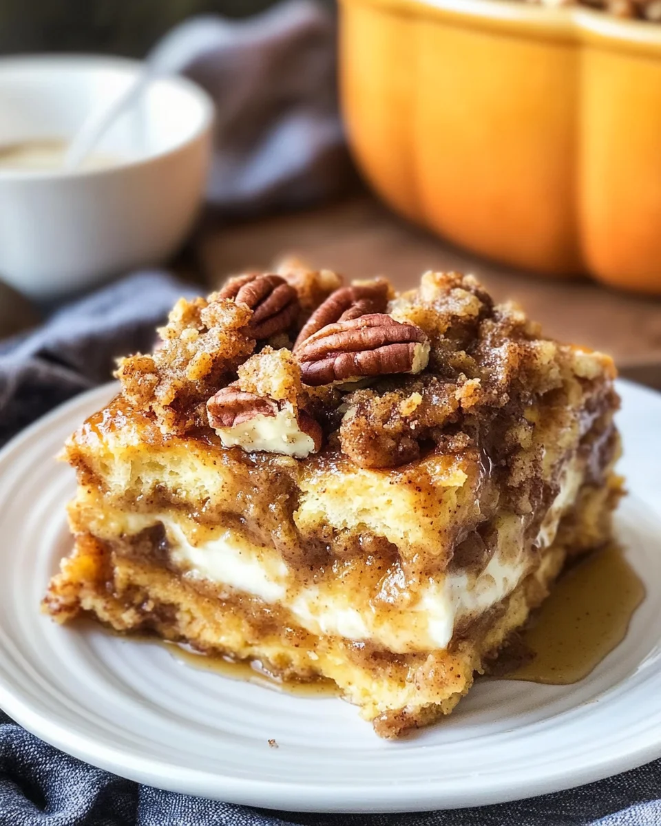 Pumpkin French Toast Casserole
