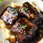 Red Wine Braised Short Ribs in Dutch Oven