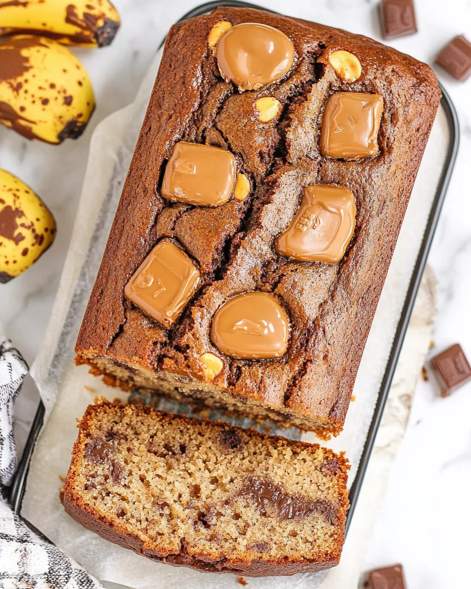 Reeses Peanut Butter Banana Bread 3