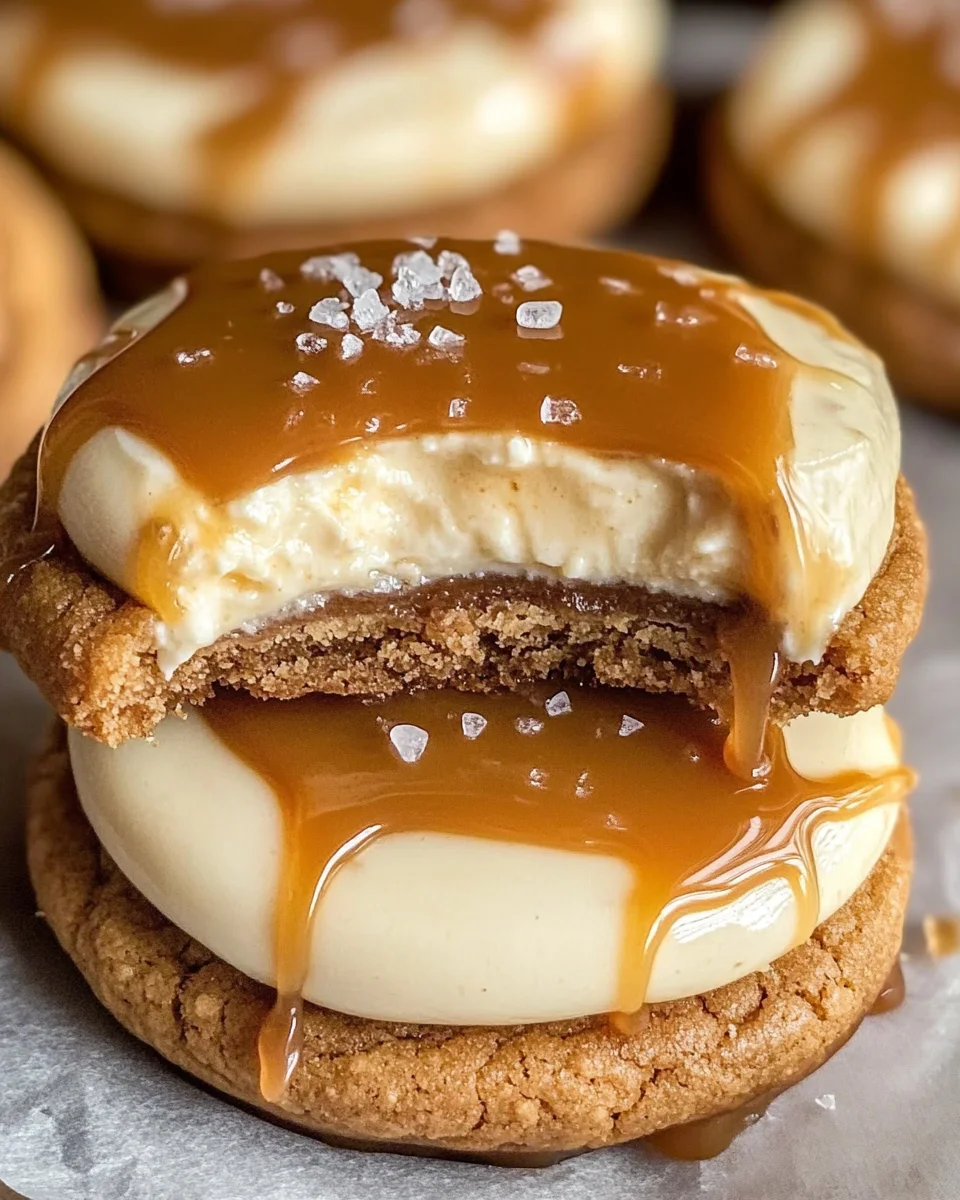 Salted Caramel Cheesecake Cookies Recipe