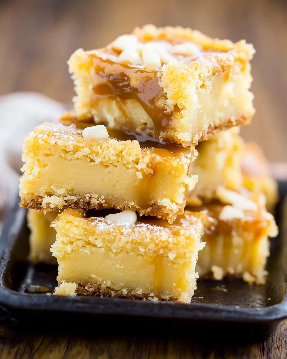 Salted Caramel Gooey Butter Bars 19 Salted