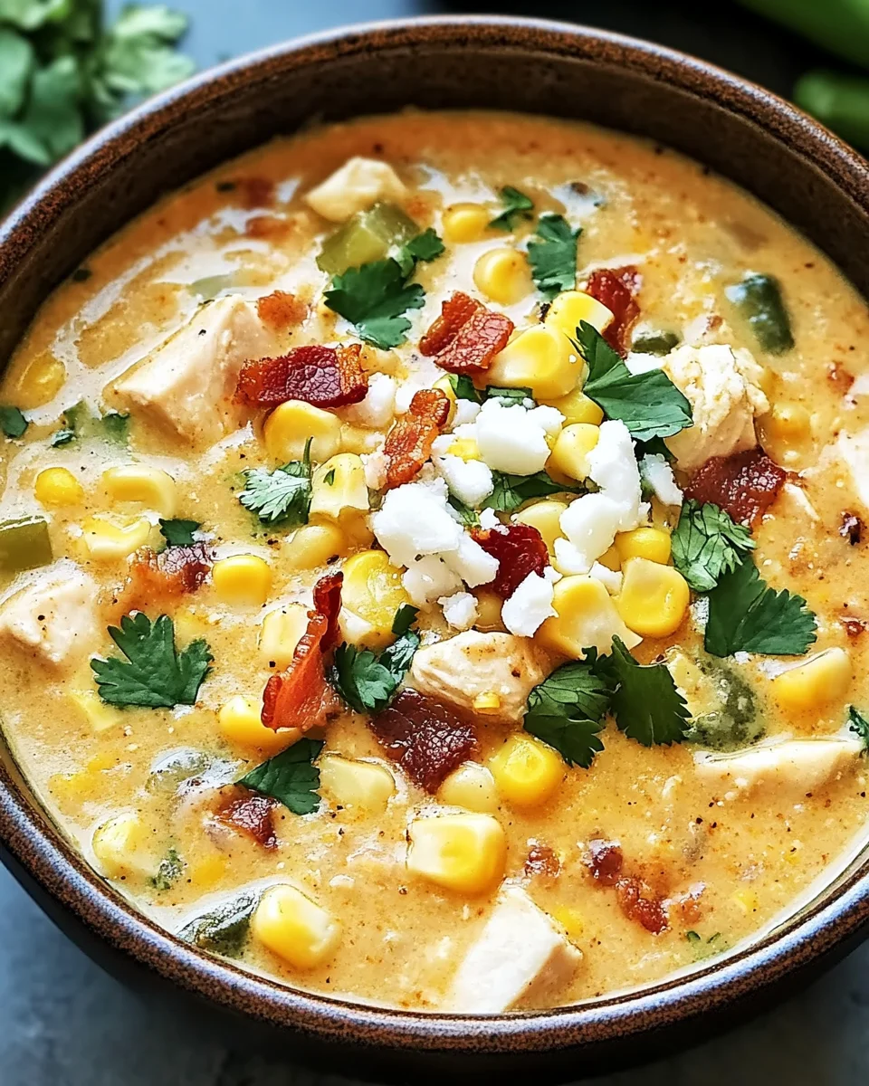 Slow Cooker Mexican Street Corn Soup