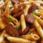 Smoky Honey Garlic Sausage Penne