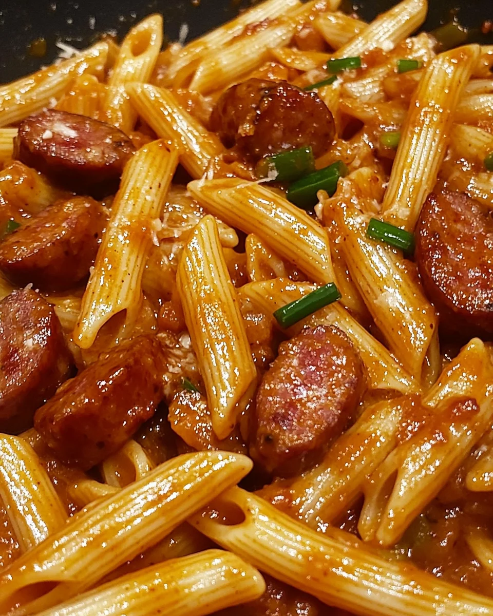 Smoky Honey Garlic Sausage Penne 19 Smoky