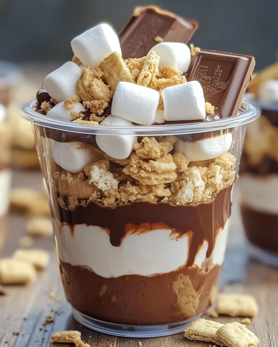 Smores Pudding Cups