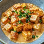 Spicy Tofu with Creamy Coconut Sauce