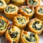 Spinach Dip in Bite-Sized Pinwheels