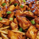 Sticky Honey Garlic BBQ Chicken Pasta
