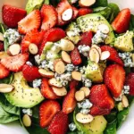 Strawberry Avocado Spinach Salad with Poppyseed Dressing