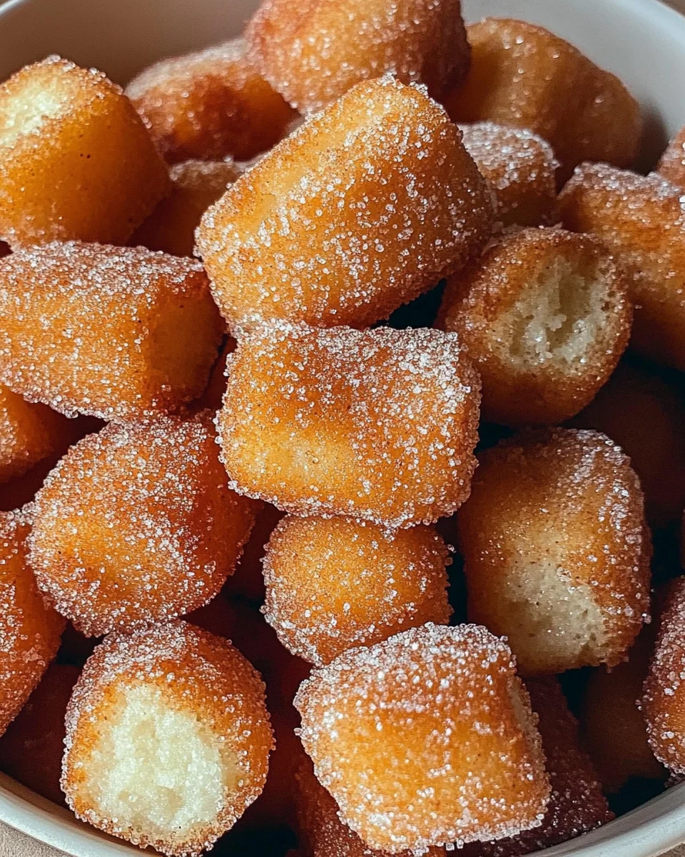 Sweet Air Fryer Churro Bites Recipe