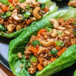 Thai Chicken Lettuce Wraps