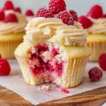 The Best White Chocolate Raspberry Cupcakes