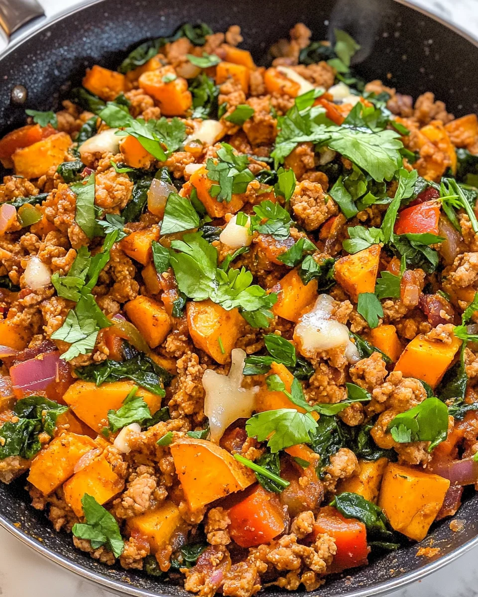 Turkey Sweet Potato Skillet